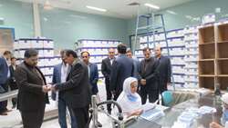 بازدید بازرس کل استان یزد از شرکت «یزد سرنگ»